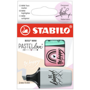 STABILO   BOSS MINI Pastell 2.0 07/03-49  Etui                    3 Stk.
