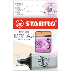 STABILO   BOSS MINI Pastell 2.0 07/03-59  Etui                    3 Stk.