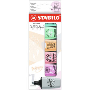 STABILO   BOSS MINI Pastell 2.0 07/06-29  Etui                    6 Stk.