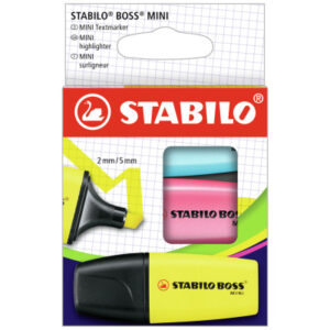 STABILO   BOSS MINIpop 07/3-2-01 3 Farben ass.