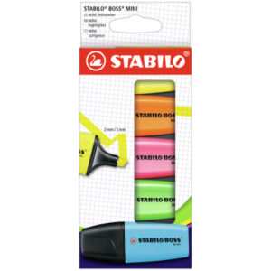 STABILO   BOSS MINIpop 07/5-2-01 5 Farben ass.