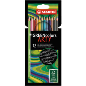 STABILO   Farbstift ARTY 601912120 GREENcolors, 12 Stück