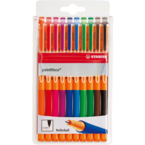 STABILO   pointVisco Gelschreiber  0.5mm 1099/10   10 Farben ass.