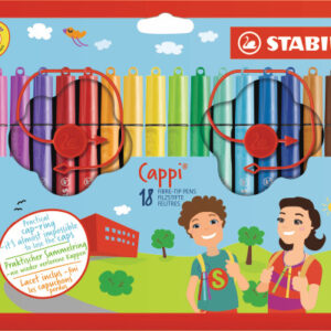 STABILO   Cappi Fasermaler           1mm 168/184   Etui                  18 Stück