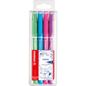STABILO   Fineliner Sensor 189     0.3mm 189/4-01  4 Farben