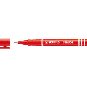 STABILO   Feinschreiber sensor 0,3mm (F) 189/40    rot