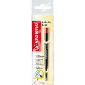 STABILO   Ballpoint Refill Mine    0.5mm 2/040-02  rot