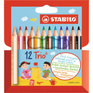 STABILO   Farbstifte Trio 205/1201  Etui                  12 Stück