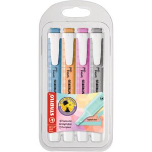 STABILO   Swing Cool Leuchtmarker  1-4mm 275/4-08  4 Farben