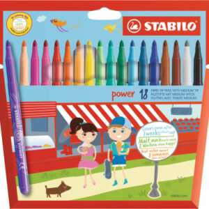 STABILO   Fasermaler Power 280/1801  Etui                  18 Stück