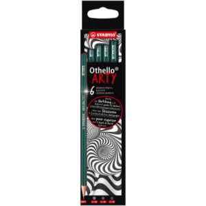 STABILO   Bleistifte Othello Arty   Soft 282/6-21  4B, 3B, 2B             6 Stück