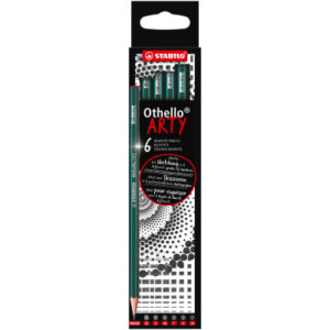 STABILO   Bleistifte Othello Arty    Mix 282/6-21  2B, B, HB, F, H, 2H    6 Stück