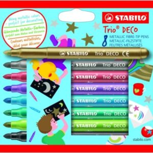 STABILO   Fasermaler DECO 377/8     metallic ass. 8 Stück