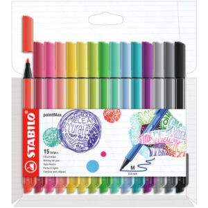 STABILO   Fineliner PointMax       0.8mm 488/15-02 15 Farben assortiert