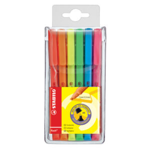 STABILO   Textmarker FLASH       1/3,5mm 555/6     6 Farben ass.