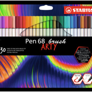 STABILO   Fasermaler Pen 68 Brush 568/30-21 30 Stück ass.