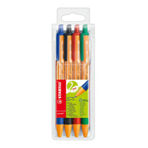 STABILO   Kugelschreiber pointball 0.5mm 6030/4    blau,grün,rot,schwarz