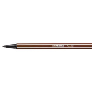 STABILO   Fasermaler Pen 68          1mm 68/45     braun