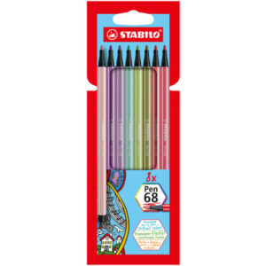 STABILO   Fasermaler Pen 68        1.1mm 68/8-02   ass.                   8 Stück