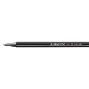 STABILO   Fasermaler Pen 68          1mm 68/805    metallic silber