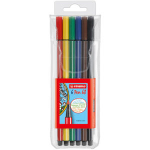 STABILO   Fasermaler Pen 68          1mm 6806/PL   6 Farben