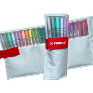 STABILO   Rollerset point 68       1.1mm 6825-08-0 25 Farben ass.     pastellgrau