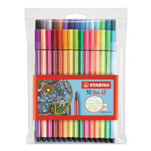 STABILO   Fasermaler Pen 68          1mm 6830-1    24+6 Neon Etui