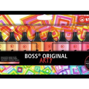 STABILO   Textmarker BOSS ARTY 70/10-1-  Warme Farben, Etui     10 Stk.