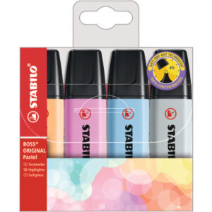 STABILO   BOSS Pastell             2-5mm 70/4-4    4 Stück