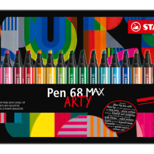 STABILO   Fasermaler Pen 68 MAX Arty 768/20-20 ass., Metalletui      20 Stück