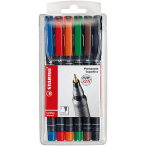 STABILO   OHP Pen permanent            S 841/6     6er Etui