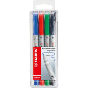 STABILO   OHP Pen non-perm.            S 851/4     4er Etui
