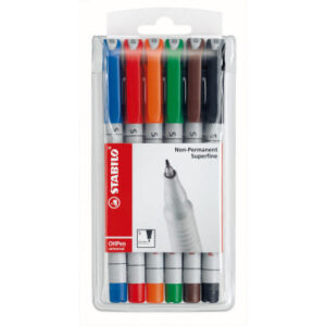 STABILO   OHP Pen non-perm.            S 851/6     6er Etui