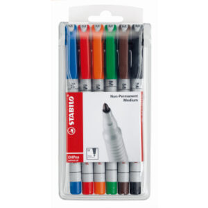STABILO   OHP Pen non-perm.            M 853/6     6er Etui