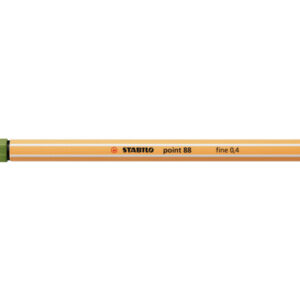 STABILO   Fineliner Point 88       0.4mm 88/35     moosgrün