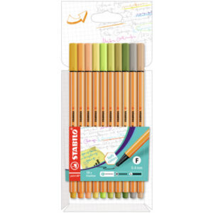 STABILO   Fineliner Point 88       0.4mm 8810-22-5 10 Farben assortiert