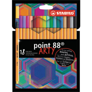 STABILO   Fineliner Point 88 Arty 8818/1-20 18 Stück ass.