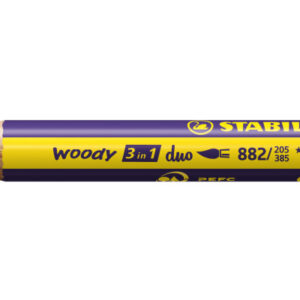STABILO   Farbstift Woody 3 in 1 2/205-385 Duo, gelb/violett