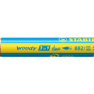 STABILO   Farbstift Woody 3 in 1 2/205-405 Duo, gelb/blau