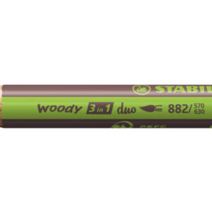 STABILO   Farbstift Woody 3 in 1 2/570-630 Duo, grün/braun