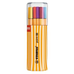 STABILO   Fineliner Point 88       0.4mm 8820-01   20 Farben, Box