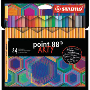 STABILO   Fineliner Point 88 Arty 8824/1-20 24 Stück ass.