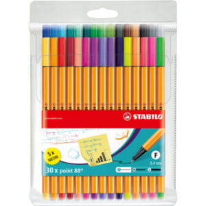 STABILO   Fineliner Point 88       0.4mm 8830-1    25+5 Neon Etui