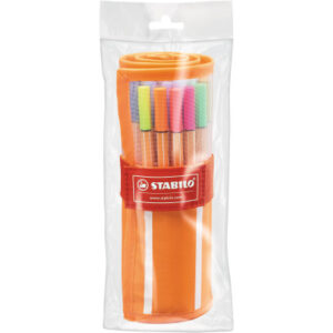 STABILO   Fineliner Point 88       0.4mm 8830-2    25+5 Neon Rollerset