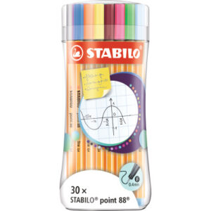 STABILO   Fineliner Point 88       0.4mm 8830-4    30 Stück ass.