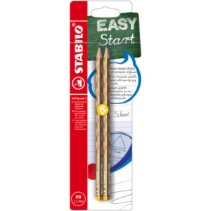 STABILO   Bleistift EASYgraph S       HB B-56636-5 gold, L                2 Stück