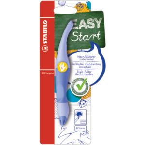 STABILO   Tintenroller Easy Original B-58463-3 pastell blau, Linkshänder