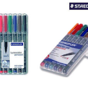 STAEDTLER Lumocolor permanent          B 314 WP6   6 Farben ass.