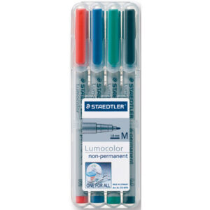 STAEDTLER Lumocolor non-perm.          M 315 WP4   4 Farben ass.