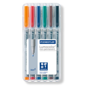 STAEDTLER Lumocolor non-perm.          F 316-WP6   6 Farben ass.